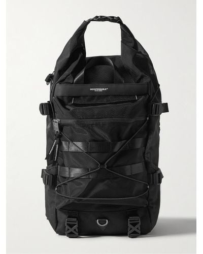 Indispensable Logo-print Econyl Backpack - Black