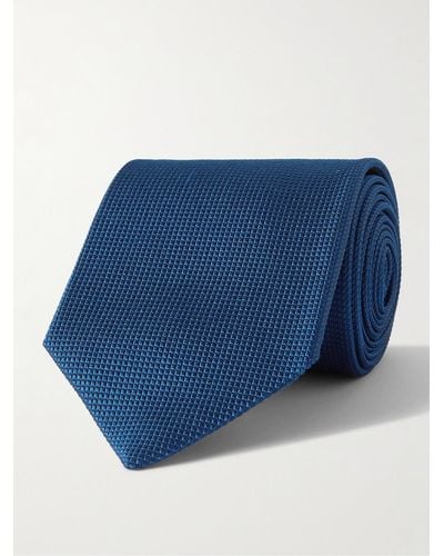 Charvet 8cm Silk-jacquard Tie - Blue