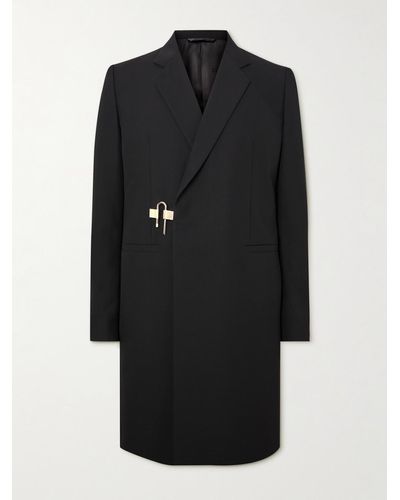 Givenchy Embellished Wool Coat - Black