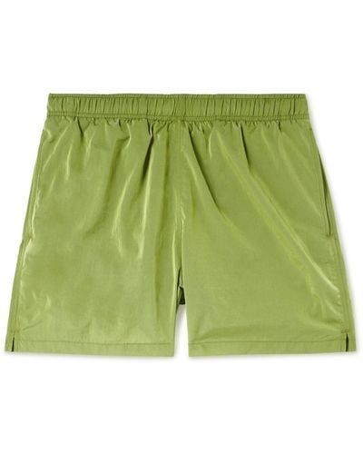 ARKET Caspar Straight-leg Shell Shorts - Green