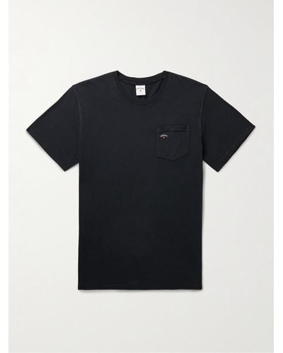 Noah Core T-Shirt aus Jersey aus einer Baumwollmischung mit Logoprint - Schwarz