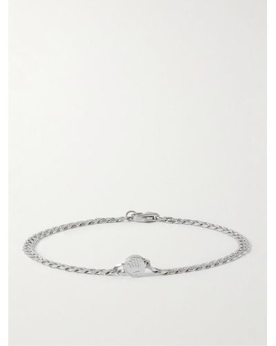 Miansai Empire Sterling Silver Chain Bracelet - Natural