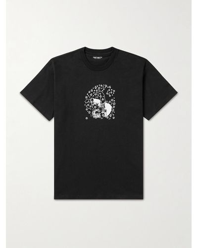 Carhartt Hocus Pocus Printed Cotton-jersey T-shirt - Black