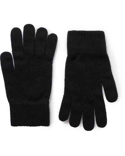 William Lockie Cashmere Gloves - Black