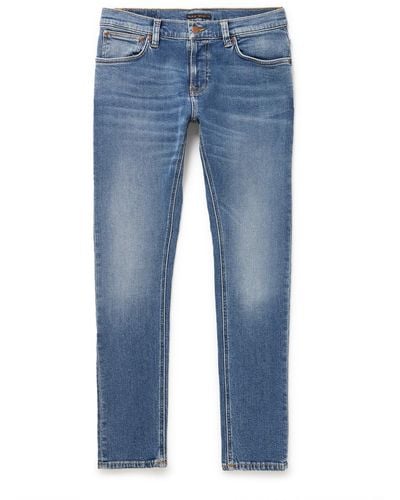 Nudie Jeans Tight Terry Skinny-fit Jeans - Blue