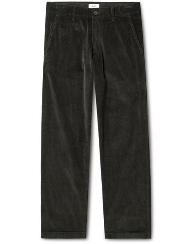 NN07 Bill 1075 Cotton-blend Corduroy Pants - Black