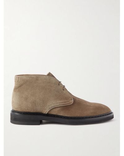 MR P. Lucien Regenerated Suede By Evolo® Desert Boots - Brown
