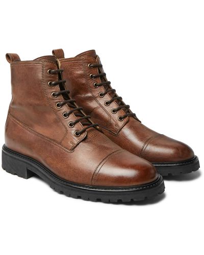 Belstaff Alperton 2.0 Leather Boots - Brown
