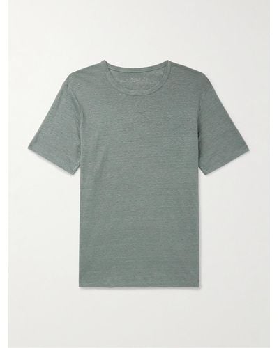 Hartford Slub Linen T-shirt - Green