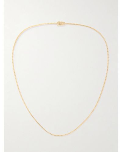 Tom Wood Gold-plated Sterling Silver Chain Necklace - White