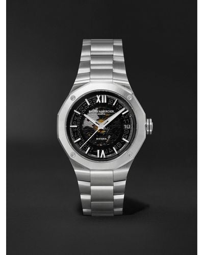 Baume & Mercier Riviera Automatic 39mm Stainless Steel Watch - Black