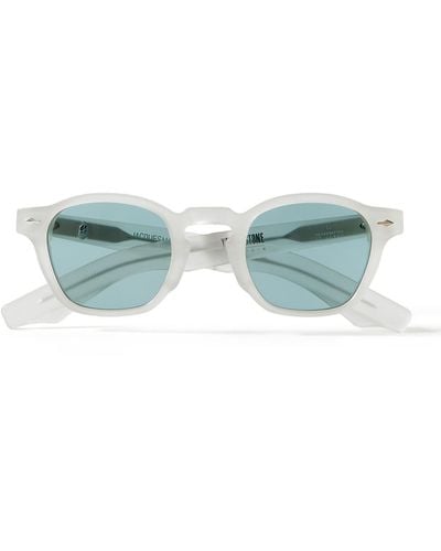 Jacques Marie Mage Yellowstone Forever Zephirin Square-frame Acetate Sunglasses - Green