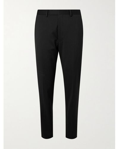 MR P. Philip Slim-fit Wool-twill Suit Trousers - Black