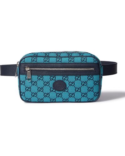mens blue gucci belt