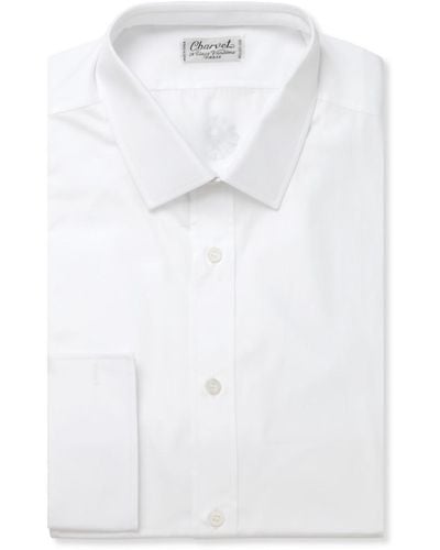 Charvet White Slim-fit Cotton Shirt