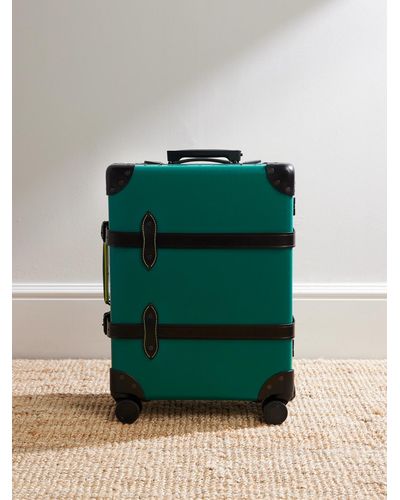 Globe-Trotter Aston Martin Trolley da cabina con finiture in pelle Formula 1 - Verde