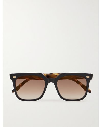 Cutler and Gross 1387 Square-frame Tortoiseshell Acetate Sunglasses - Multicolour
