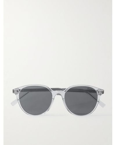 Dior InDior R1I Sonnenbrille mit rundem Rahmen aus Azetat - Grau