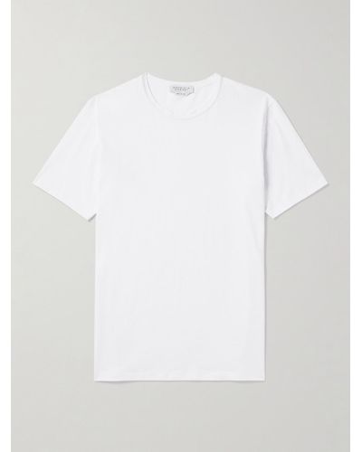 Gabriela Hearst Bandeira T-Shirt aus Baumwoll-Jersey - Weiß