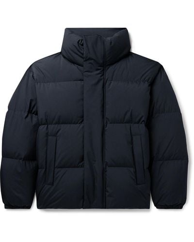 Herno Laminar Quilted Gore‐tex Infiniumtm Windstopper® Down Jacket - Blue