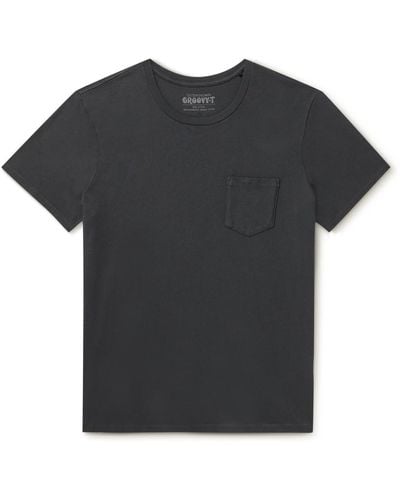 Outerknown Groovy Organic Cotton-jersey T-shirt - Black