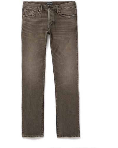 Tom Ford Straight-leg Jeans - Gray