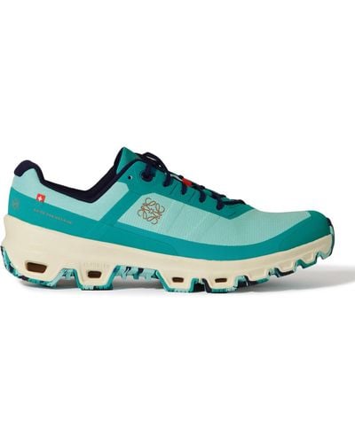 Loewe X On-running Cloudventure Recycled-polyester Low-top Sneakers - Blue