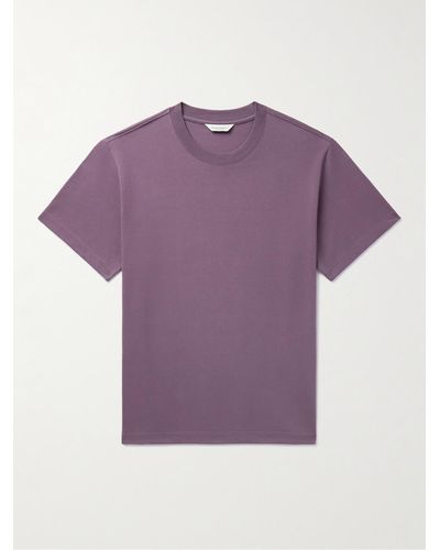 Club Monaco Cotton-jersey T-shirt - Purple