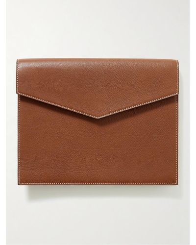 Metier Full-grain Leather Ipad Case - Brown
