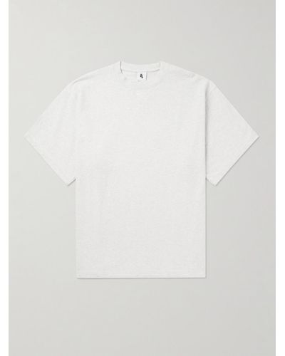Nike Solo Swoosh T-Shirt aus Baumwoll-Jersey mit Logostickerei - Weiß