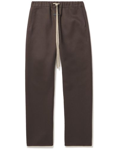 Fear Of God Eternal Tapered Wool And Cashmere-blend Sweatpants - Brown