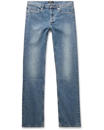 A.P.C. New Standard Straight-leg Dry Selvedge Jeans - Blue