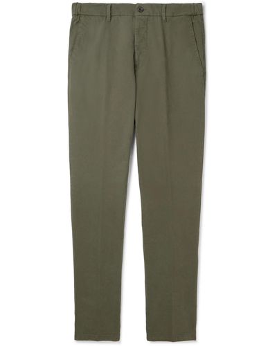 Altea Dumbo Straight-leg Cotton-blend Gabardine Pants - Green