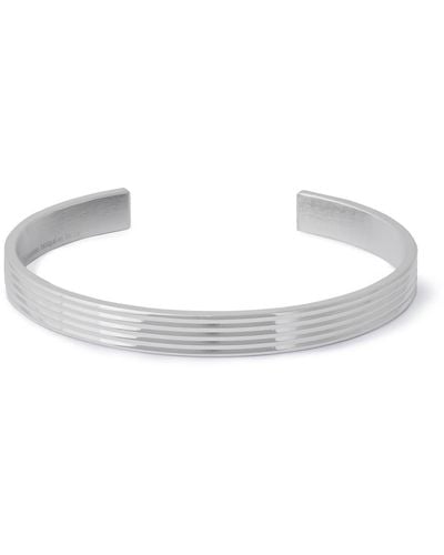 Le Gramme 23g Polished Recycled-sterling Silver Cuff - White
