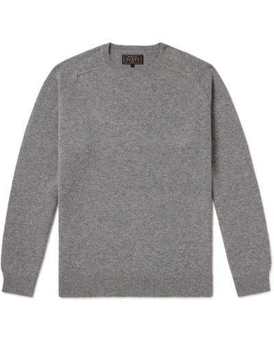 Beams Plus Wool Sweater - Gray