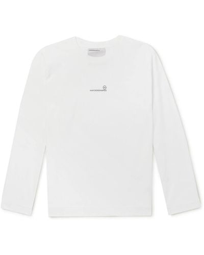 Haydenshapes Shapers Logo-print Cotton-jersey T-shirt - White