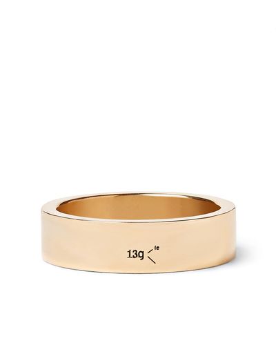 Le Gramme Le 13 Slick Polished 18-karat Gold Ring - Metallic