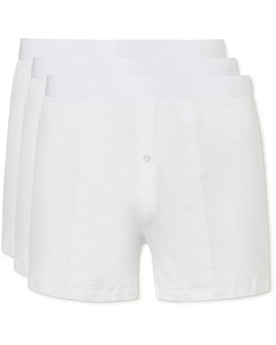 CDLP Three-pack Slim-fit Stretch-lyocell Boxer Shorts - White