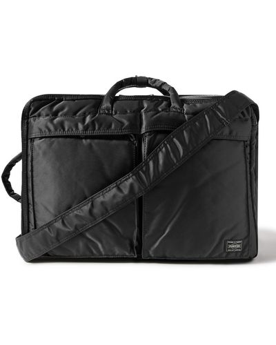 Porter-Yoshida and Co Tanker 3way Nylon Briefcase - Black