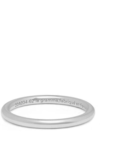 Le Gramme Le 3 Polished Sterling Silver Ring - Metallic