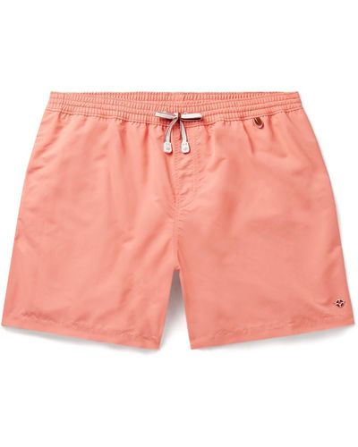 Loro Piana Bay Straight-leg Mid-length Swim Shorts - Pink