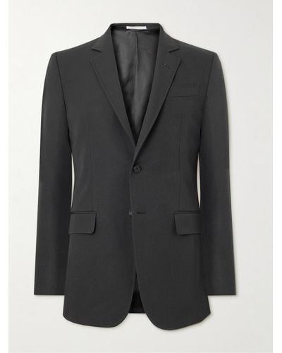 Gabriela Hearst Irving Wool Suit Jacket - Black