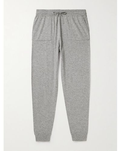 MR P. Pantaloni sportivi in misto lana e cashmere - Grigio