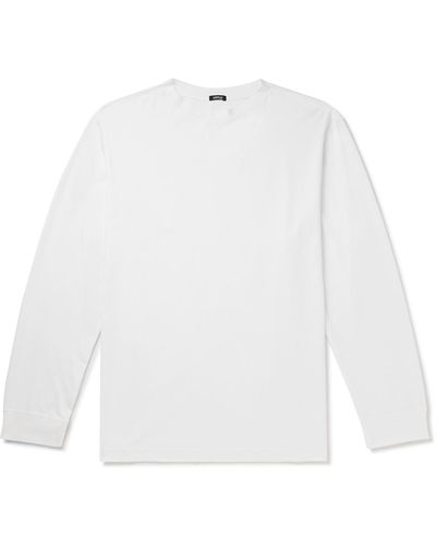 Aspesi Supima Cotton-jersey T-shirt - White
