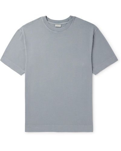 Dries Van Noten Garment-dyed Cotton-jersey T-shirt - Gray