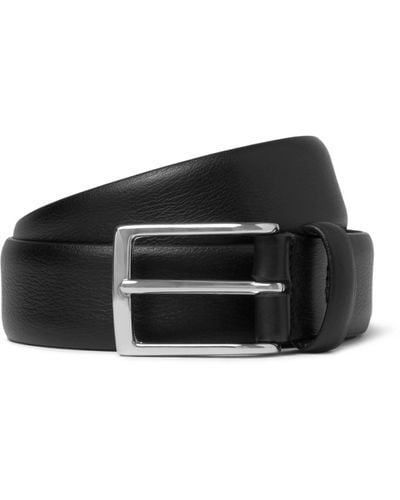 Anderson's 3cm Black Leather Belt