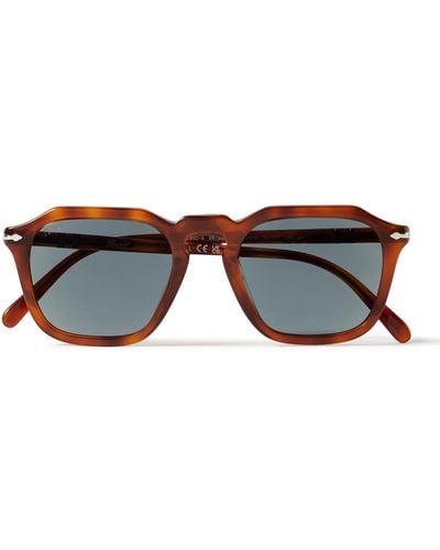 Persol Square-frame Tortoiseshell Acetate Sunglasses - Multicolor