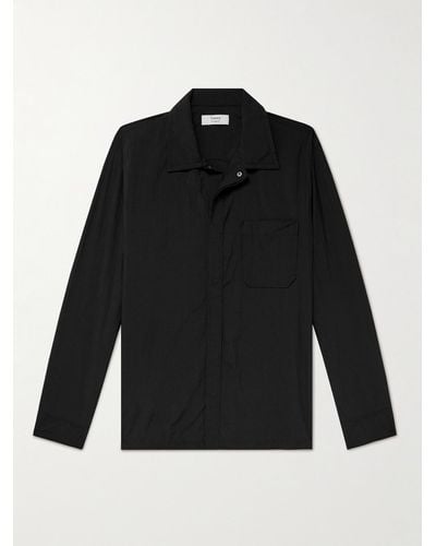 Theory Lucas Ossendrijver Nylon Shirt - Black