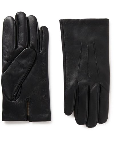 Dents Andover Touchscreen Cashmere-lined Leather Gloves - Black