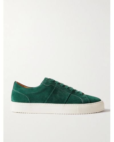 MR P. Alec Regenerated Suede By Evolo® Trainers - Green